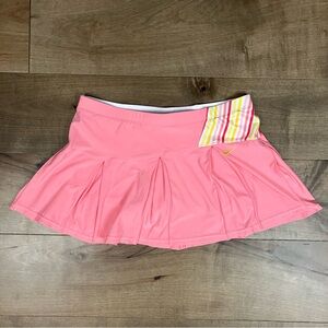 Nike Dri-Fit Women’s Size Small (4-6) Pink Pleated Golf Tennis Skirt Skort Short